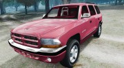 Dodge Durango 1998 для GTA 4 миниатюра 1