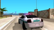 Dodge Charger Orange County Sheriff para GTA San Andreas miniatura 3