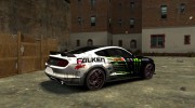 Ford Mustang GT 2015 Custom Kit monster energy para GTA 4 miniatura 3