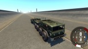 МАЗ-535 с полуприцепом para BeamNG.Drive miniatura 2