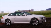 BMW M6 E63 2010 для GTA San Andreas миниатюра 7