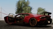Lamborghini Huracan Performante 2018 для GTA San Andreas миниатюра 12