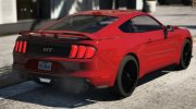 Ford Mustang GT 2018 for GTA 5 miniature 3
