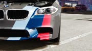 BMW M5 F10 2012 M Stripes para GTA 4 miniatura 13