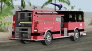 Firetruck - Metro Fire Engine 69 для GTA San Andreas миниатюра 4
