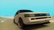 Toyota AE86 для GTA San Andreas миниатюра 4