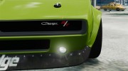 Dodge Charger RT SharkWide для GTA 4 миниатюра 12