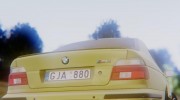 BMW E39 M5 для GTA San Andreas миниатюра 12