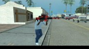 Sniper Rifle black and red para GTA San Andreas miniatura 3