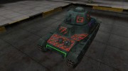 Контурные зоны пробития Hotchkiss H35 для World Of Tanks миниатюра 1