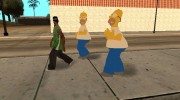 Гомер Симпсон для GTA San Andreas миниатюра 3
