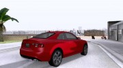 Audi S5 2009 SEDAN V8 для GTA San Andreas миниатюра 3