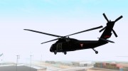 Sikorsky UH-60L Black Hawk Mexican Air Force para GTA San Andreas miniatura 2