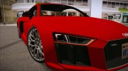 Audi R8 2017 v2.0 для GTA San Andreas миниатюра 3