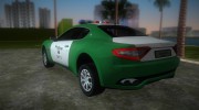 Maserati GranTurismo Police for GTA Vice City miniature 4