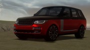 Land Rover Range Rover SVA для GTA San Andreas миниатюра 1