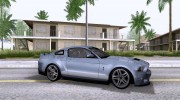 Ford Mustang Shelby GT500 для GTA San Andreas миниатюра 4