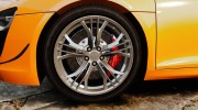Audi R8 GT Coupe 2011 для GTA 4 миниатюра 6