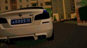 BMW M5 F10 Полиция для GTA San Andreas миниатюра 5