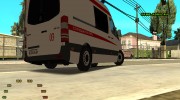 Mersedes Benz Sprinter Скорая Помощь для GTA San Andreas миниатюра 4