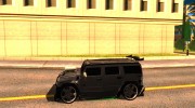 AMG H2 HUMMER Jvts HARD exclusive TUNING para GTA San Andreas miniatura 2