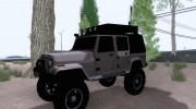 Jeep Rangler Rubicon Unlimited 2012 4x4 для GTA San Andreas миниатюра 1