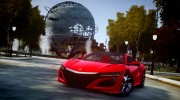 Acura NSX 2016 para GTA 4 miniatura 1