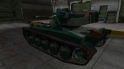Французкий синеватый скин для AMX 13 75 для World Of Tanks миниатюра 3