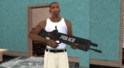 Cyberpunk Police Rifle para GTA San Andreas miniatura 1