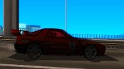 Mazda RX-7 FC for Drag для GTA San Andreas миниатюра 5