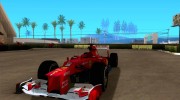 Ferrari Scuderia F2012 for GTA San Andreas miniature 1