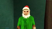 Маска Бухого Деда Мороза v1 (Christmas 2016) para GTA San Andreas miniatura 1