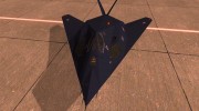 Lockheed F-117A Nighthawk для GTA San Andreas миниатюра 1
