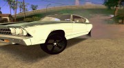 Chevrolet Chevelle SS для GTA San Andreas миниатюра 3