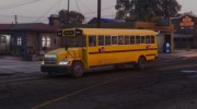 Caisson Elementary C School Bus для GTA 5 миниатюра 5