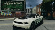 Ford Mustang 2012 Boss 302 v1.0 для GTA 4 миниатюра 1