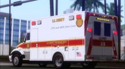 Freightliner M2 Chassis SACFD Ambulance para GTA San Andreas miniatura 3
