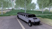 Hummer H2 Stretch для GTA San Andreas миниатюра 5