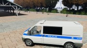 Ford Transit Polish Police for GTA 4 miniature 2