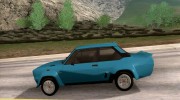 Fiat 131 Abarth Rally para GTA San Andreas miniatura 2