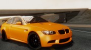 2011 BMW M3 GTS для GTA San Andreas миниатюра 2