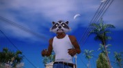 Raccoon mask (GTA V Online) para GTA San Andreas miniatura 3