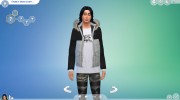 Куртка для Sims 4 миниатюра 3