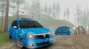 Dacia Logan Blue Star for GTA San Andreas miniature 1