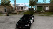 Mitsubishi Lancer Evo VIII MR Police для GTA San Andreas миниатюра 1