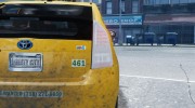 Toyota Prius LCC Taxi 2011 для GTA 4 миниатюра 13