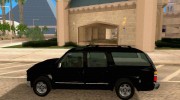 Chevrolet Suburban FBI для GTA San Andreas миниатюра 2
