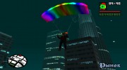 Rainbow Parachute para GTA San Andreas miniatura 1