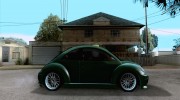 Volkswagen Beetle RSi Tuned для GTA San Andreas миниатюра 5