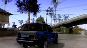 Range Rover Supercharged 2008 Полиция ГУВД для GTA San Andreas миниатюра 4